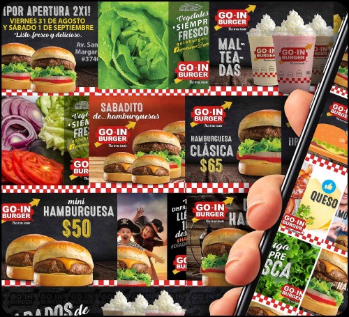 goinburger socialmedia packaging branding jescardiseno portafolio