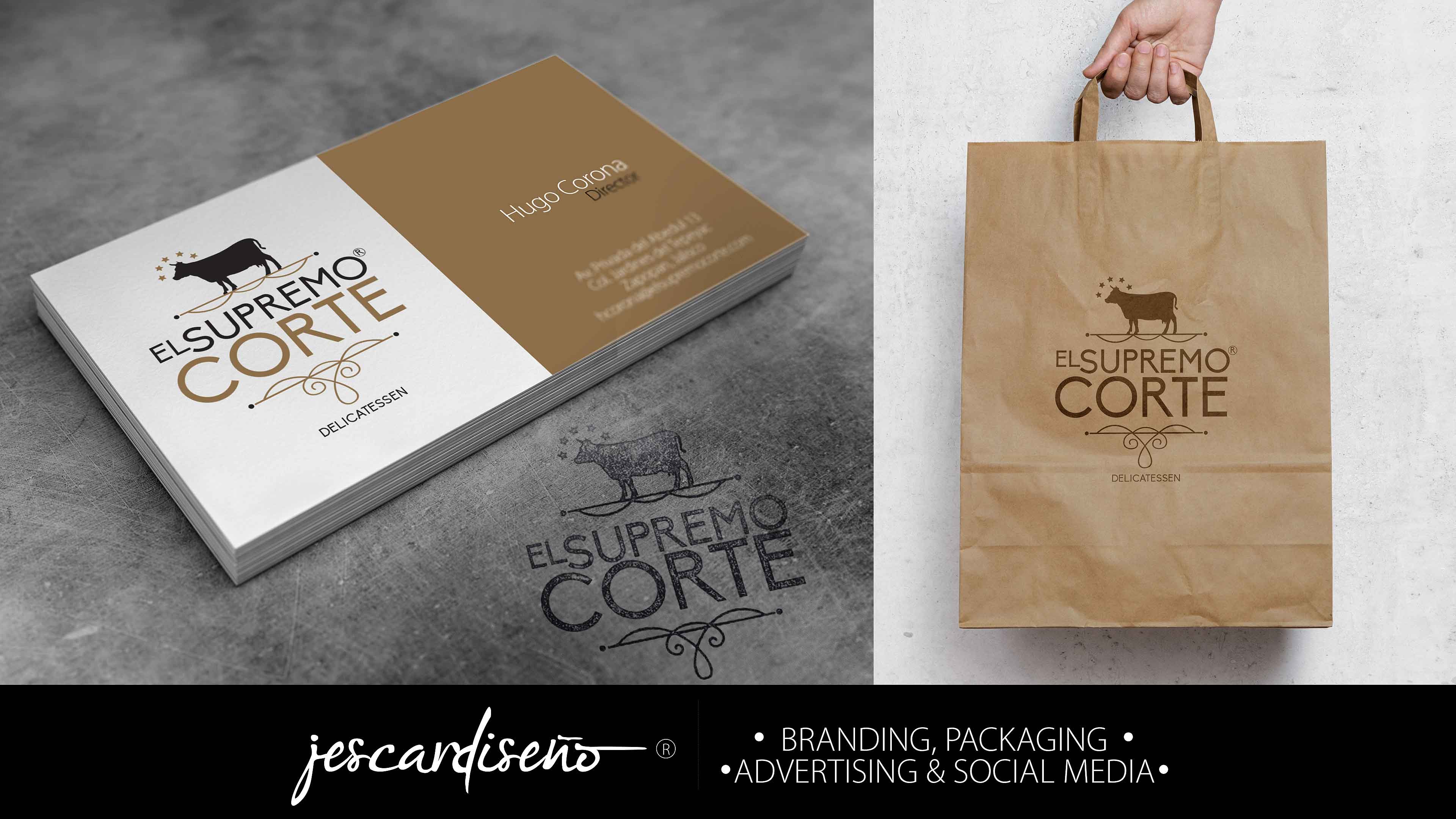 elcortesupremo carnes packaging branding jescardiseno portafolio d